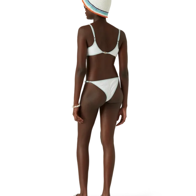 Jakarlı Monogram Bikini Altları Jakarlı Monogram Bikini Altları