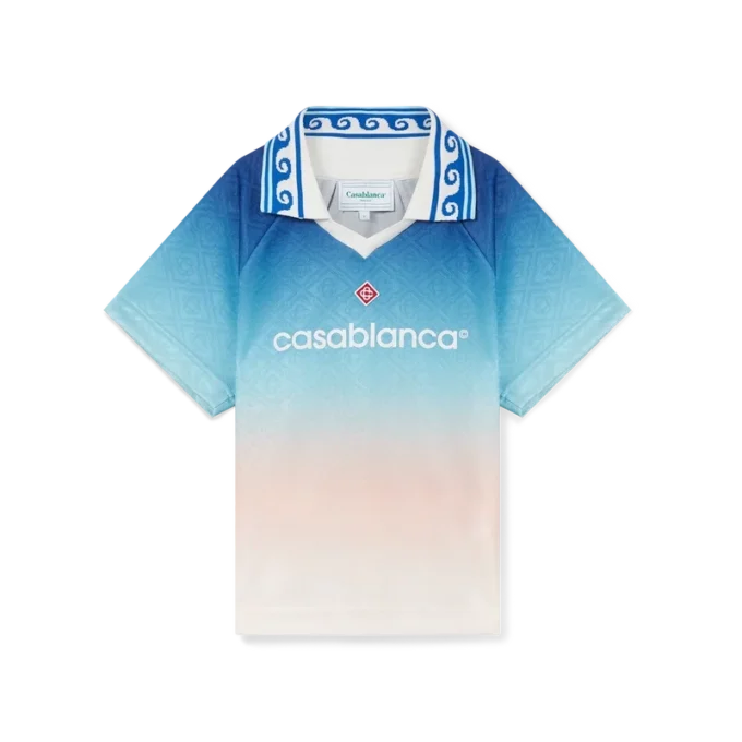 Jakarlı Monogram Futbol Gömleği