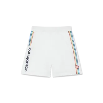 Jakarlı Monogram Futbol Şortu