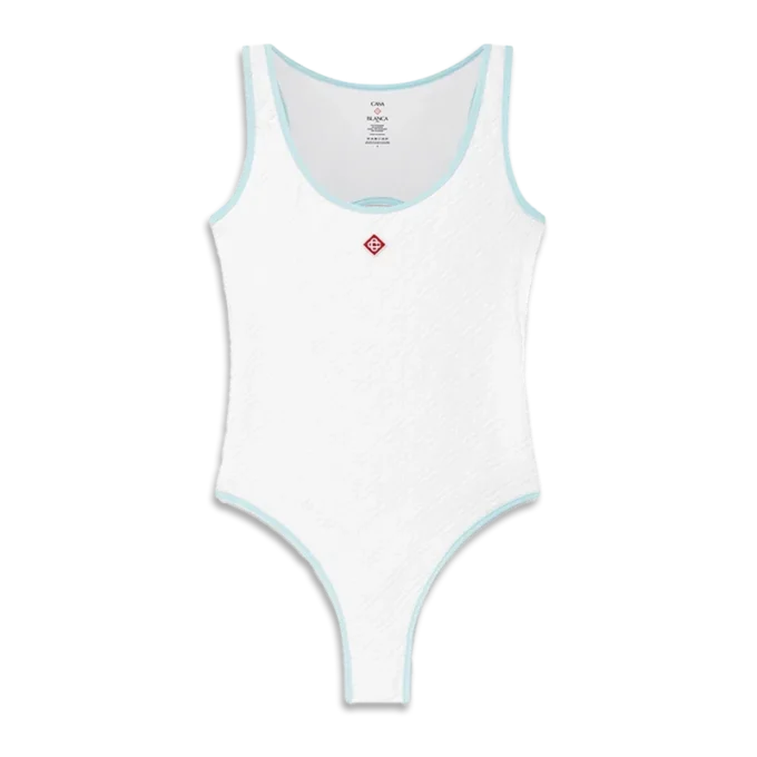 Jakarlı Monogram Mayo Jakarlı Monogram Mayo