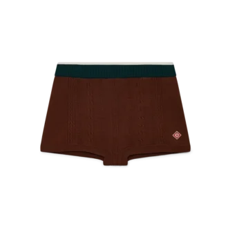 Kablo Örgü Mini Şortlar