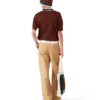 Kablo Örgü Oversized Polo Yaka Tişört Kablo Örgü Oversized Polo Yaka Tişört