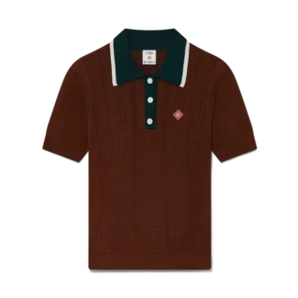 Kablo Örgü Polo Gömlek