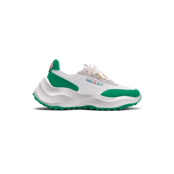 Kadın Atlantis Beyaz ve Tenis Yeşili Spor Ayakkabı