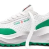Kadın Atlantis Beyaz ve Tenis Yeşili Spor Ayakkabı