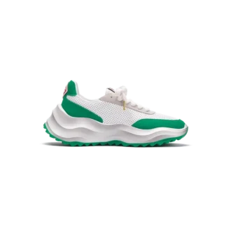 Kadın Atlantis Beyaz ve Tenis Yeşili Spor Ayakkabı