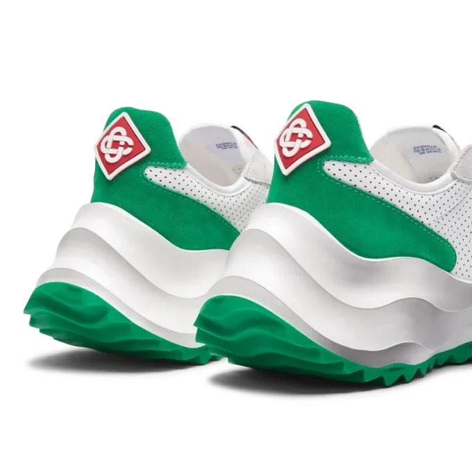 Kadın Atlantis Beyaz ve Tenis Yeşili Spor Ayakkabı
