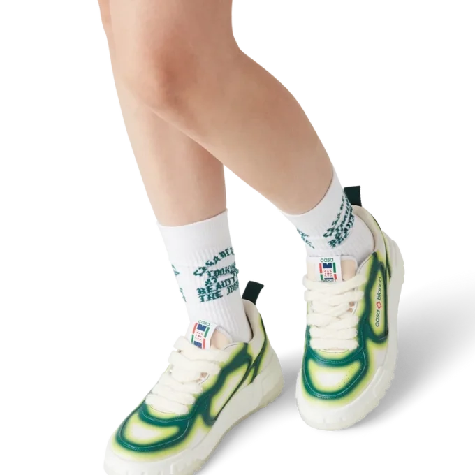 Kadın Court Green Fade Spor Ayakkabı