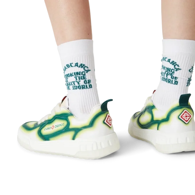 Kadın Court Green Fade Spor Ayakkabı