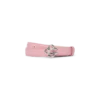 Kadın Pembe Gümüş Cc Logo Tokalı Kemer