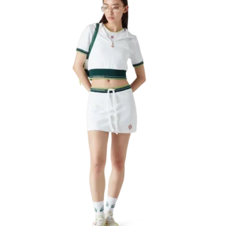 Dokulu Kadife Tenis Eteği