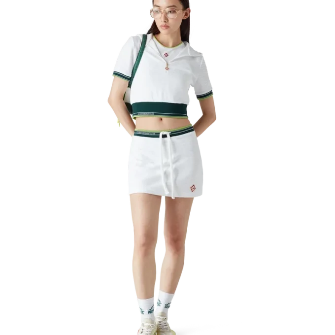 Dokulu Kadife Tenis Eteği