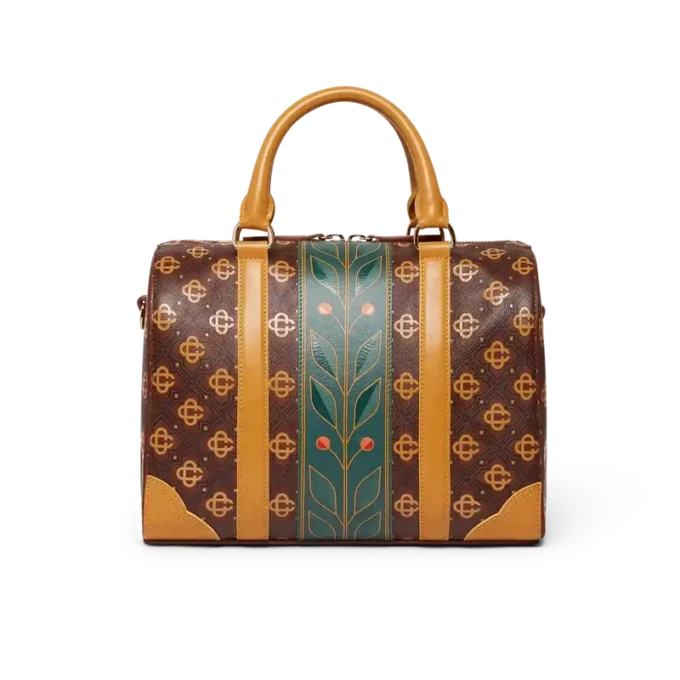 Kahverengi Mini Monogram Hafta Sonu Çantası