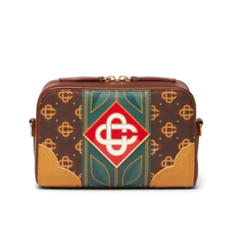 Kahverengi Monogram Çapraz Askılı Çanta