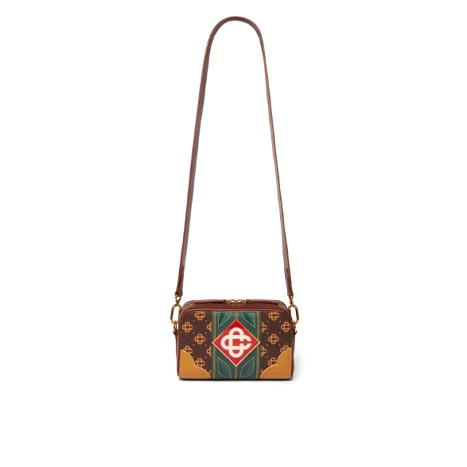 Kahverengi Monogram Çapraz Askılı Çanta Kahverengi Monogram Çapraz Askılı Çanta