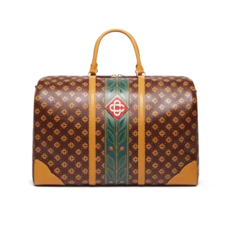 Kahverengi Monogram Hafta Sonu Çantası