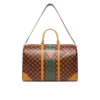 Kahverengi Monogram Hafta Sonu Çantası