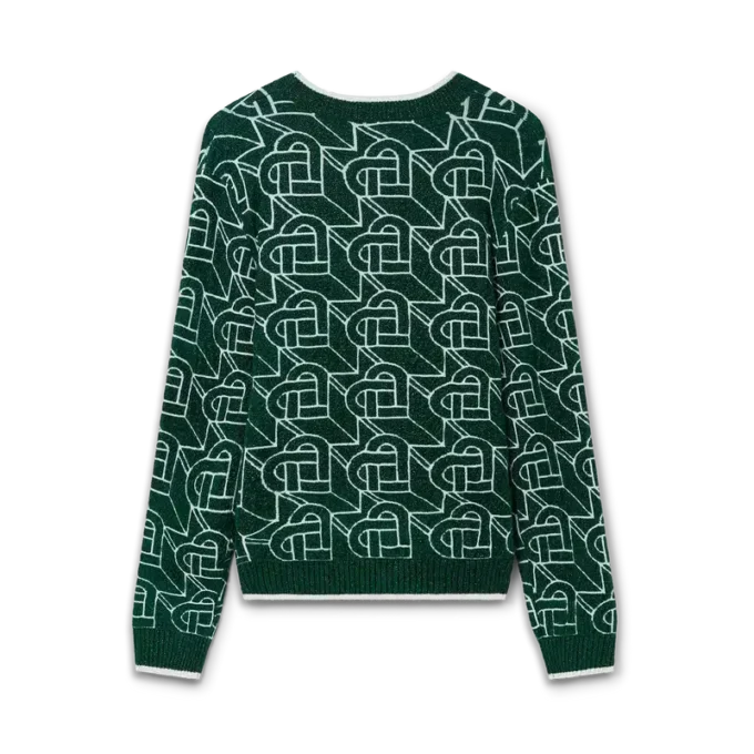 Kalp Monogramlı Kazak Kalp Monogramlı Kazak
