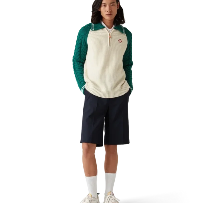 Kaşmir Kablo Örgü Kazak Kaşmir Kablo Örgü Kazak