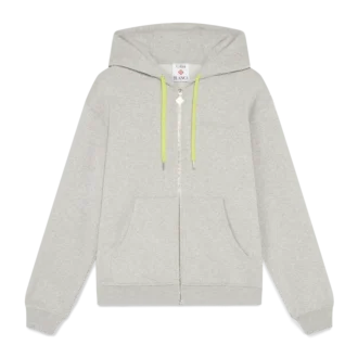 Kaşmir Karışımlı Fermuarlı Kapüşonlu Sweatshirt