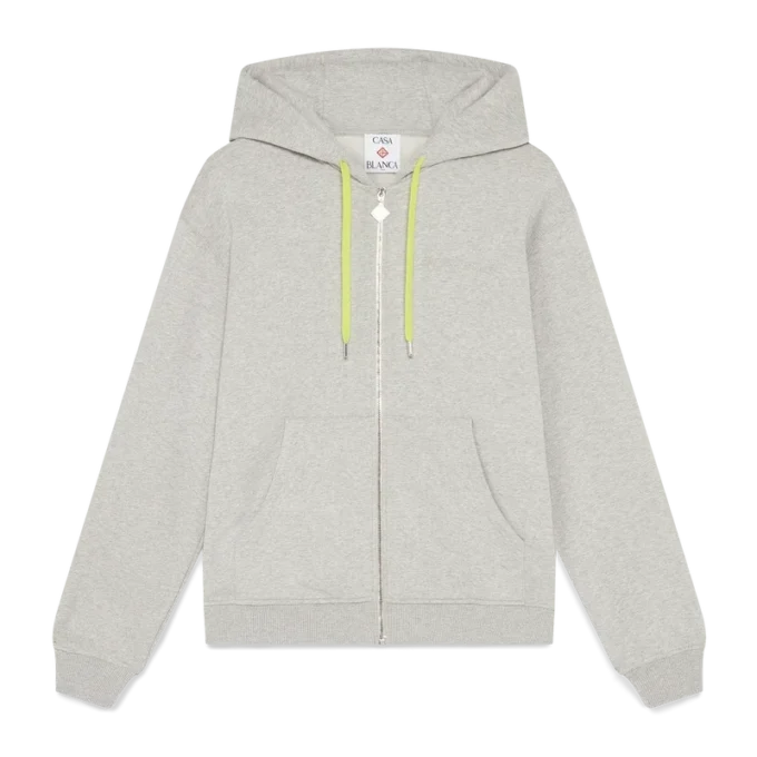 Kaşmir Karışımlı Fermuarlı Kapüşonlu Sweatshirt Kaşmir Karışımlı Fermuarlı Kapüşonlu Sweatshirt