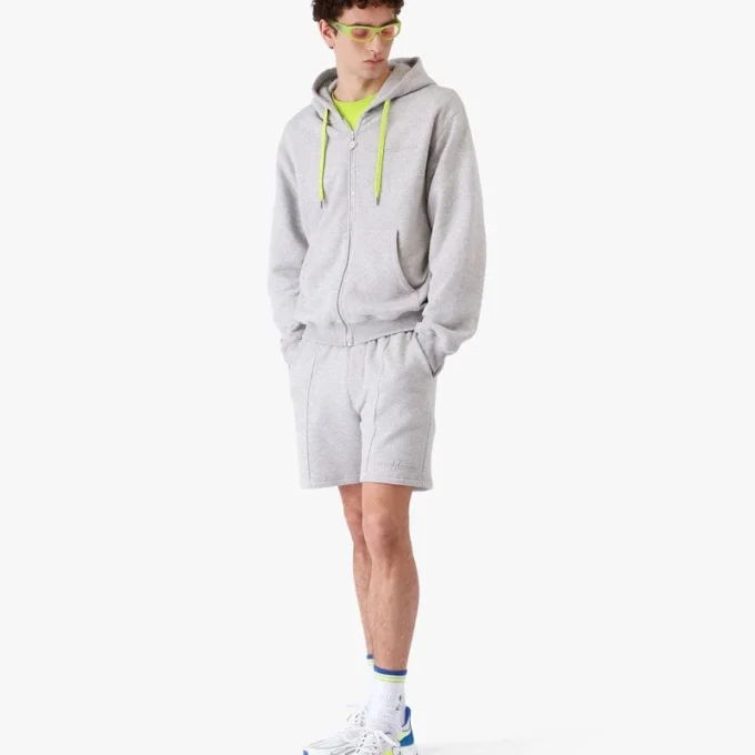 Kaşmir Karışımlı Fermuarlı Kapüşonlu Sweatshirt Kaşmir Karışımlı Fermuarlı Kapüşonlu Sweatshirt