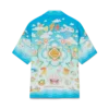 Kawaii Motifli Kısa Kollu İpek Twill Şort Gömlek Kawaii Motifli Kısa Kollu İpek Twill Şort Gömlek