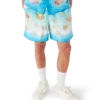 Kawaii Motifli İpek Twill Şortlar Kawaii Motifli İpek Twill Şortlar