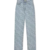Klasik Monogram Ağartılmış Denim Pantolon