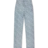 Klasik Monogram Ağartılmış Denim Pantolon