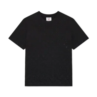Kristal Monogram Logolu Kısa Kollu Tişört