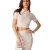 Kristal Monogram Örgü Polo Gömlek Kristal Monogram Örgü Polo Gömlek