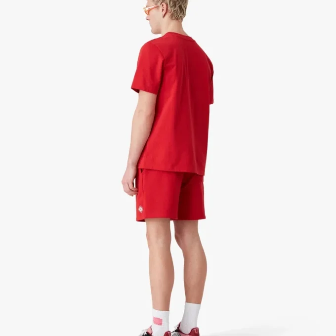 Kırmızı Elmas Logolu Sweatshorts Kırmızı Elmas Logolu Sweatshorts