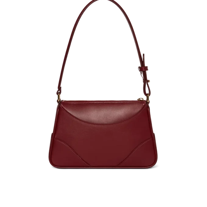 Kırmızı Jeanne Pochette Omuz Çantası