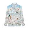 L’hiver Fleuri Uzun Kollu İpek Twill Gömlek L’hiver Fleuri Uzun Kollu İpek Twill Gömlek