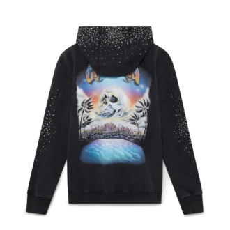 La Pramonition Kristal Süslemeli Fermuarlı Kapüşonlu Sweatshirt