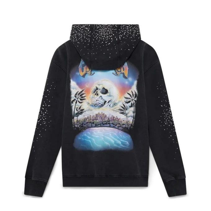 La Pramonition Kristal Süslemeli Fermuarlı Kapüşonlu Sweatshirt La Pramonition Kristal Süslemeli Fermuarlı Kapüşonlu Sweatshirt