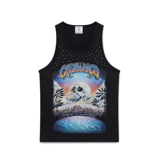 La Pramonition Kristal Süslemeli Tank Top La Pramonition Kristal Süslemeli Tank Top