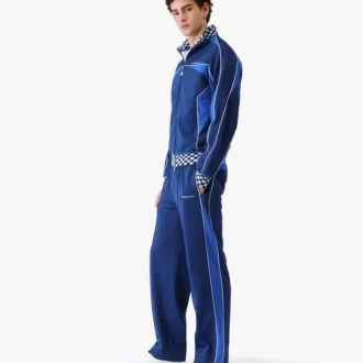Lacivert Cyber Tricot Eşofman Altı
