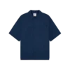 Lacivert Monogram Kısa Kollu Gömlek Lacivert Monogram Kısa Kollu Gömlek