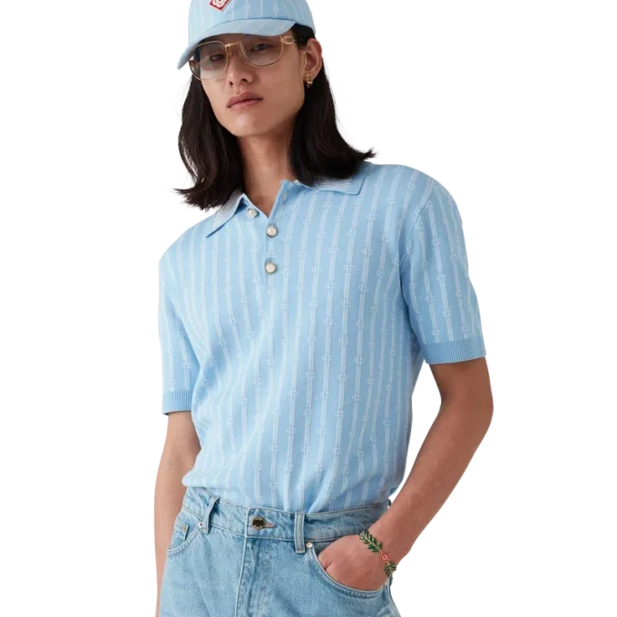 Laurel Stripe Logo Yama Şapka