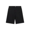 Lazer Monogram Denim Şortlar Lazer Monogram Denim Şortlar