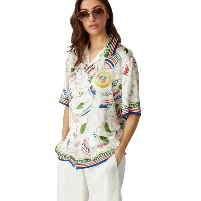 Le Vase Brise İpek Gömlek