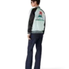 İşlemeli Saten Bomber Ceket