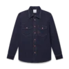 Logo Nakışlı Denim Şortlar Üzerinde Gömlek Logo Nakışlı Denim Şortlar Üzerinde Gömlek
