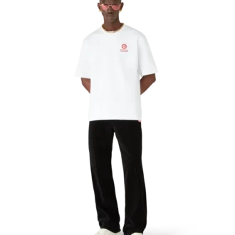 Logo Yama Oversized Kısa Kollu Şort Tişört