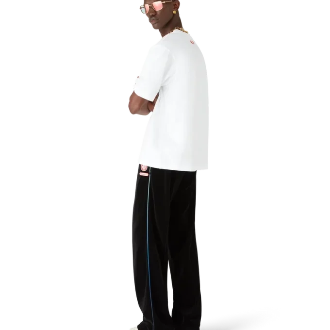 Logo Yama Oversized Kısa Kollu Şort Tişört