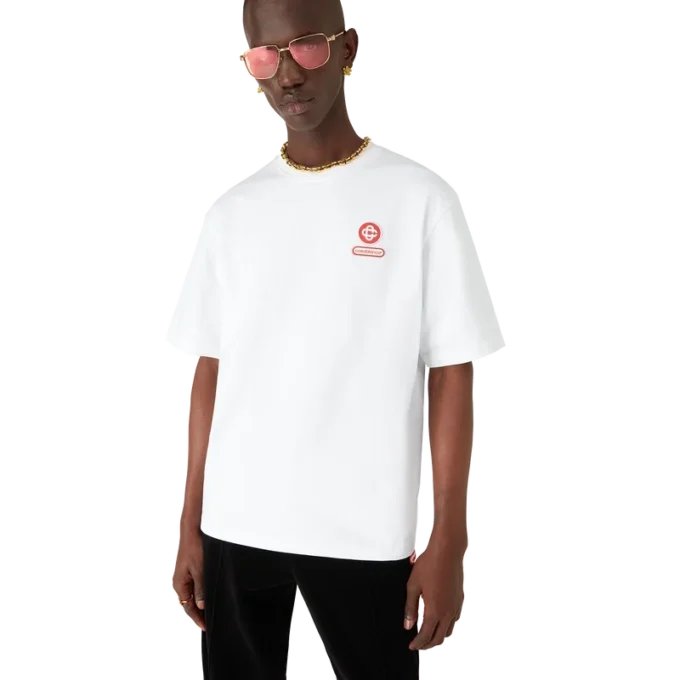Logo Yama Oversized Kısa Kollu Şort Tişört