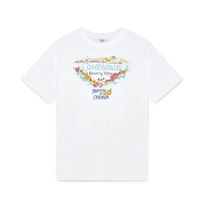 Los Angeles Store Baskılı Logo Kısa Kollu Tişört