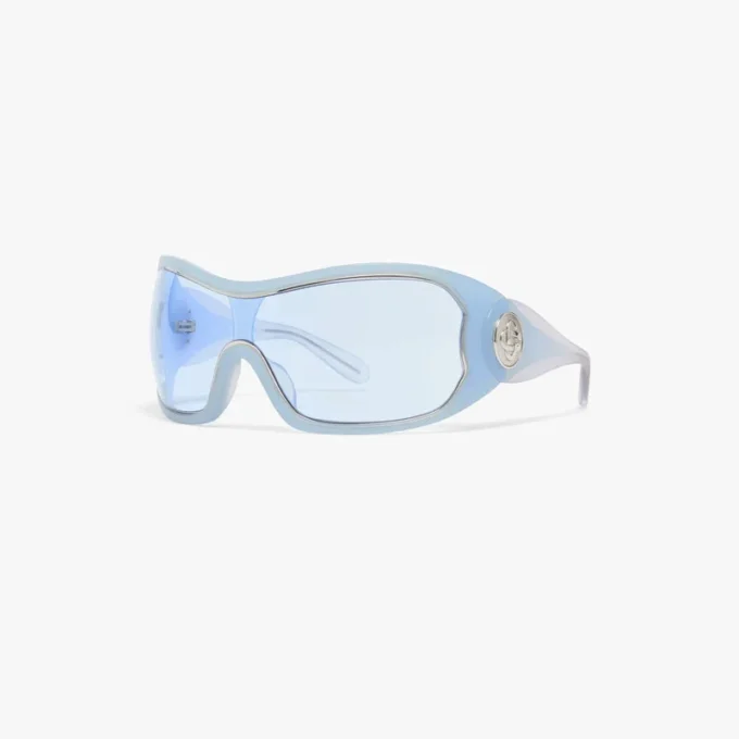 Mavi Çerçeveli Shield Güneş Gözlüğü